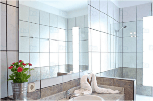 white clean bathroom